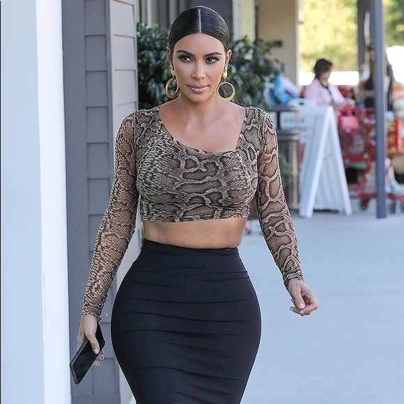 Jean Paul Gaultier Vintage Snake Top Kim Kardashian Small Rare - Picture 6 of 7